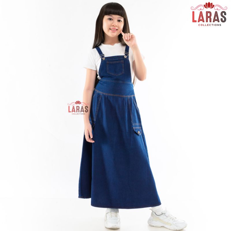 Toball- Overoll Rok Anak Rok jeans anak Warna Navy usia 6-11 tahun kode 8980