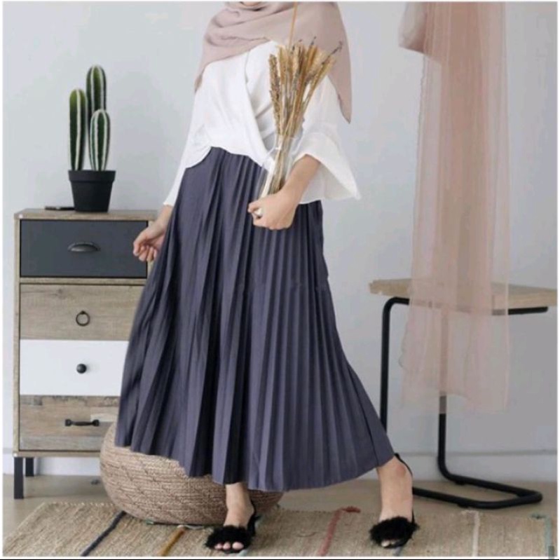 ROK PLISKET TALI PREMIUM ROK MAYUNG PLISKET ROK PAYUNG PLISKET