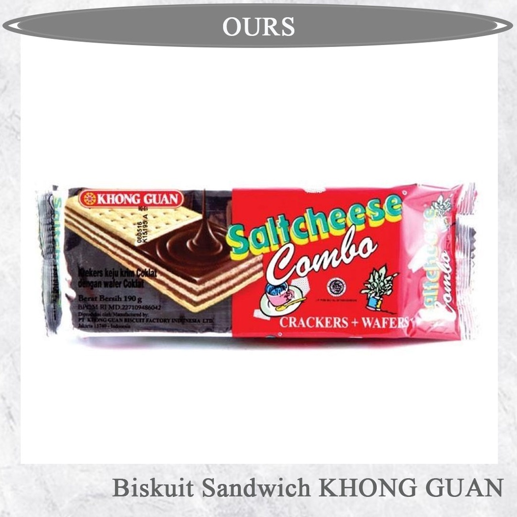 

KHONG GUAN Saltcheese Combo 190g