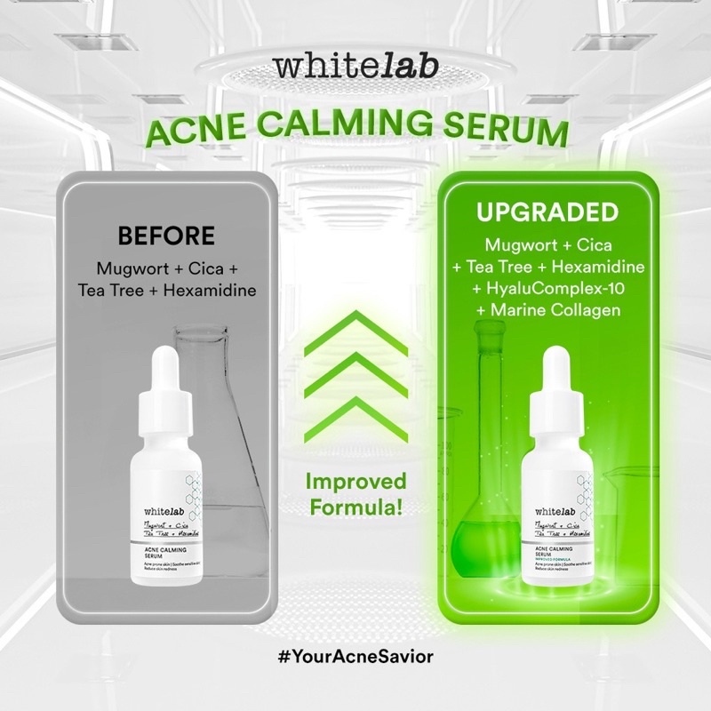 Whitelab Acne Calming Serum Improve Formula - Whitelab Surabaya