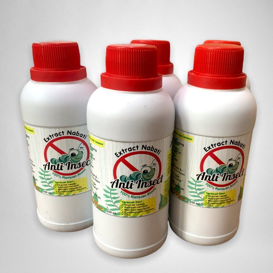 Pestisida organik 250 ml anti insect bahan neem dan rempah rempah