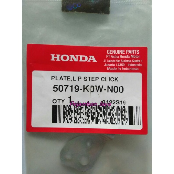 50719K0WN00 PLATE L P STEP CLICK