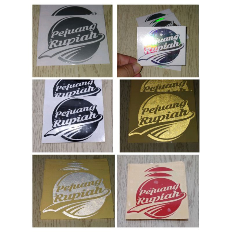 STICKER CUTTING &quot;PEJUANG RUPIAH&quot;