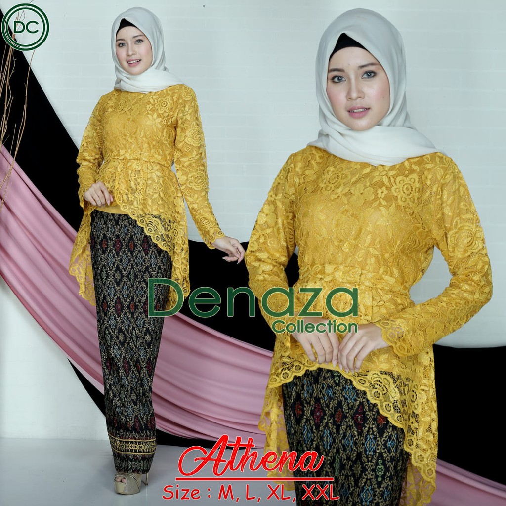 DEN&gt; NEW DESIGN KEBAYA BRUKAT - KEBAYA ATTENA - BRUKAT FASHION ANAK MUDA - BAJU KEBAYA MODERN PESTA