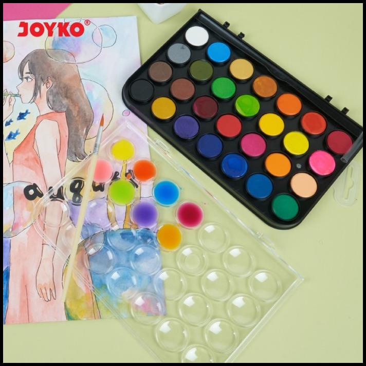 

Joyko Watercolor Set 28 - Cat Air Joyko Set 28 Warna