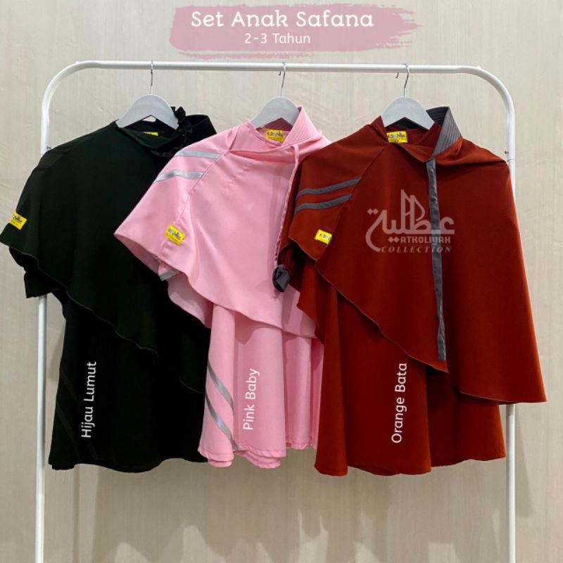 Set Anak Safana/ Gamis Bayi/ Gamis Set/ Gamis syari/Set Gamis Anak
