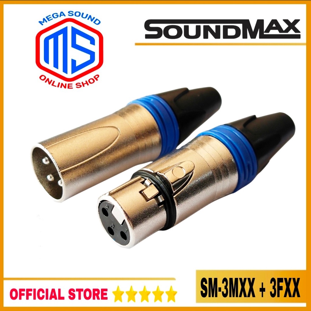 Jual Jack Canon Male Female Soundmax Pasang Shopee Indonesia