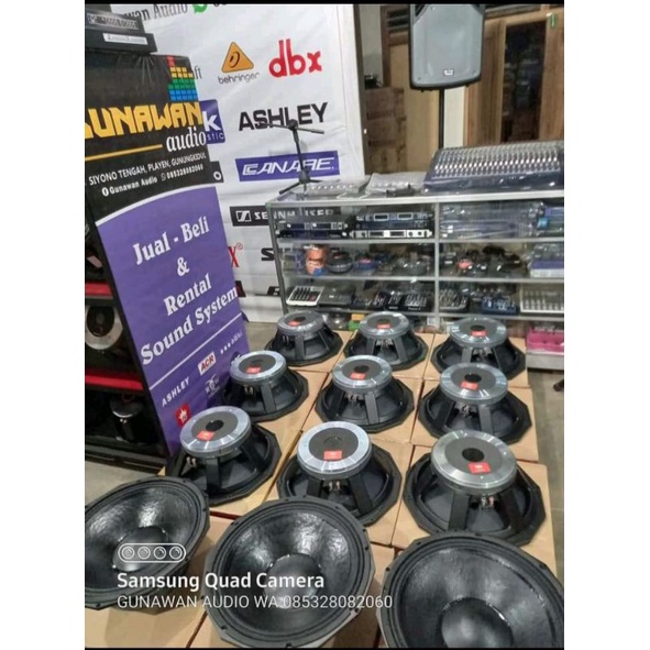 speaker subwofer BOB 18PDP daun coating luar dalam