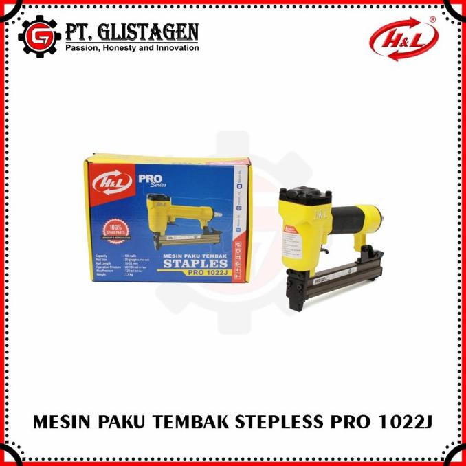 

Promo Mesin Air Nailer Gun Staples Angin Paku Tembak U Stapler Hl Pro 1022J