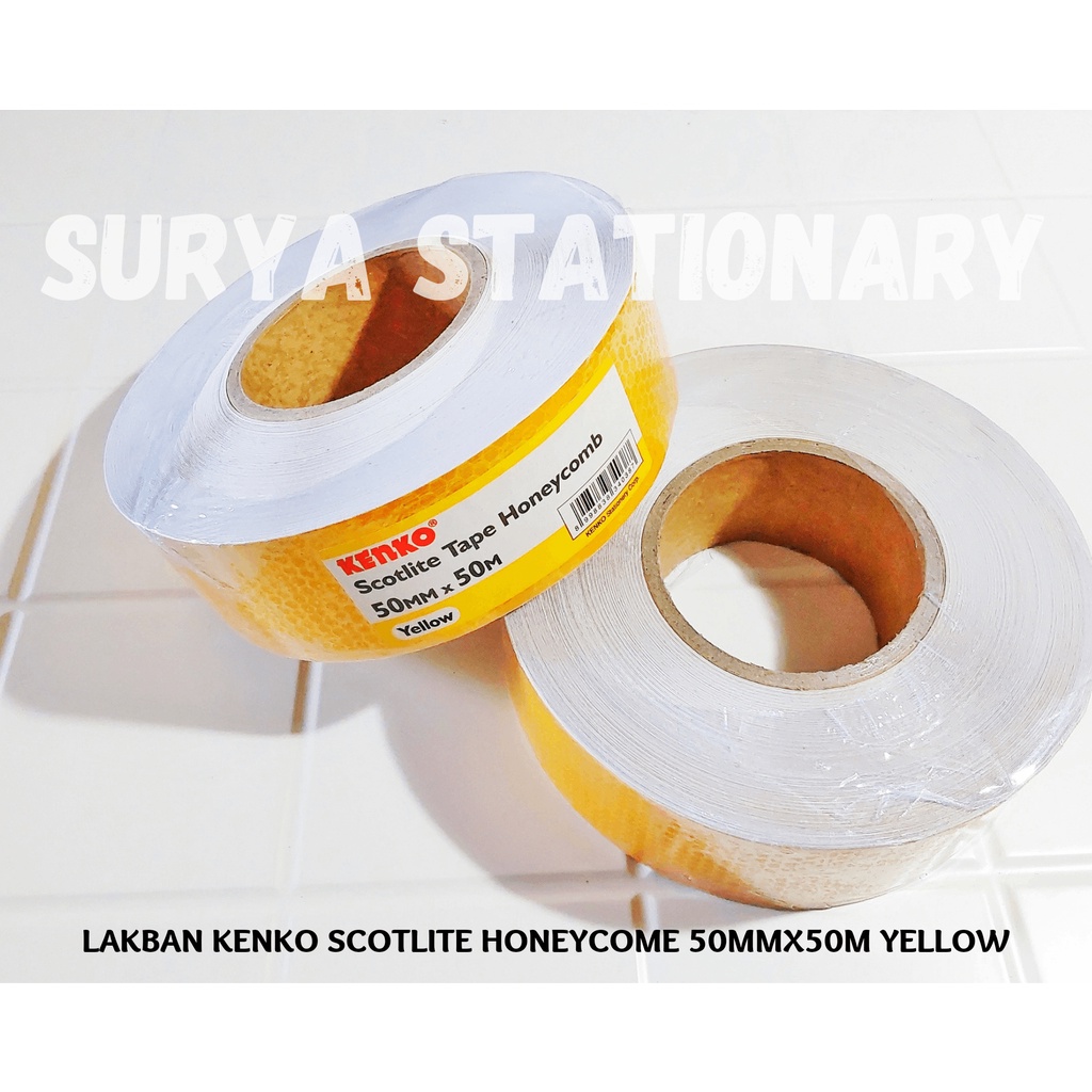 

LAKBAN KENKO SCOTLITE HONEYCOME 50MMx50M YELLOW