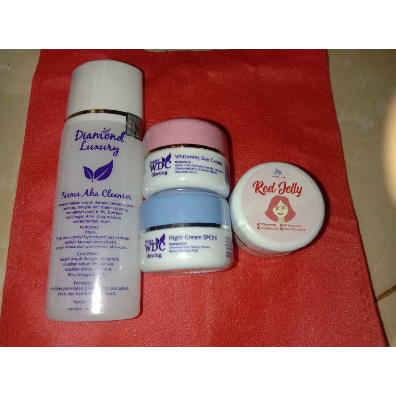 PAKET FARMA DIAMOND LUXURY / FARMA WDC ISI 3 + FREE RED JELLY GLOWING