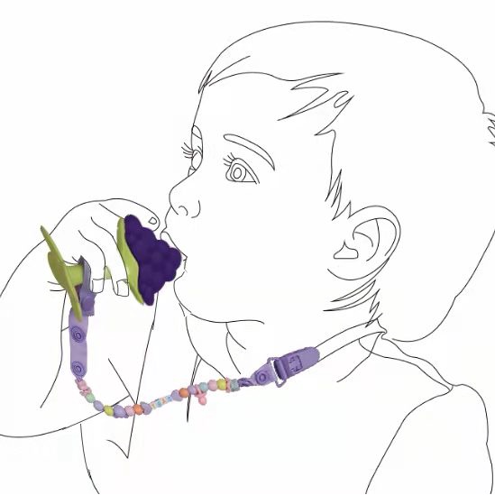 Pacifier Clip  / Tali Dot BPA Free untuk Anak Bayi / Tali Empeng Rantai Empeng Teether Gigitan Bayi C269