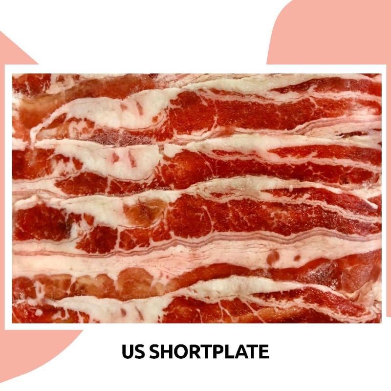 

DAGING SHABU2 SHORTPLATE HALAL US SLICE BEEF