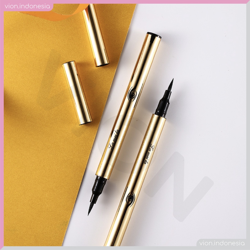 LAMEILA Eyeliner Gold Silver Korean Make Up Anti Air &amp; Keringat Original LA020