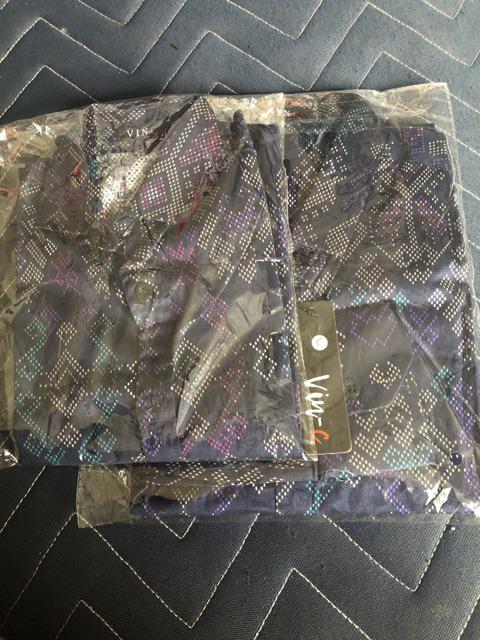Ameliashop16 Kemeja Batik Songket Snow M L Xl Xxl Xxxl Premium