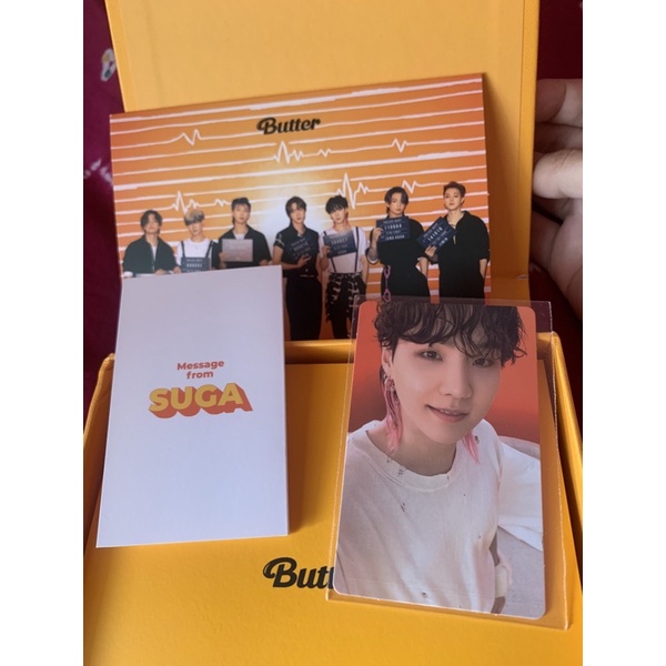 ALBUM BTS BUTTER CREAM version SUGA SET FREE MPC MOTS ONE SUGA