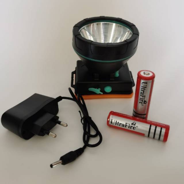 Senter Kepala MS 007 / 30W Bisa Charge Bisa Ganti Baterai/ Head Lamp Headlamp