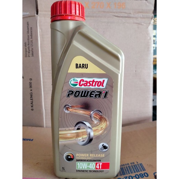 Oli 4T Castrol Power 1 10w40 Motor Sport 1 Liter