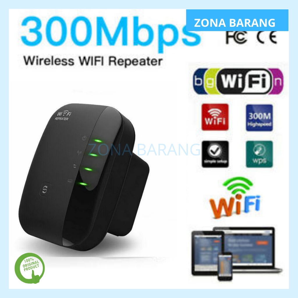 WiFi Repeater Relay Wifi Range Extender Router 300 Mbps Acees Point