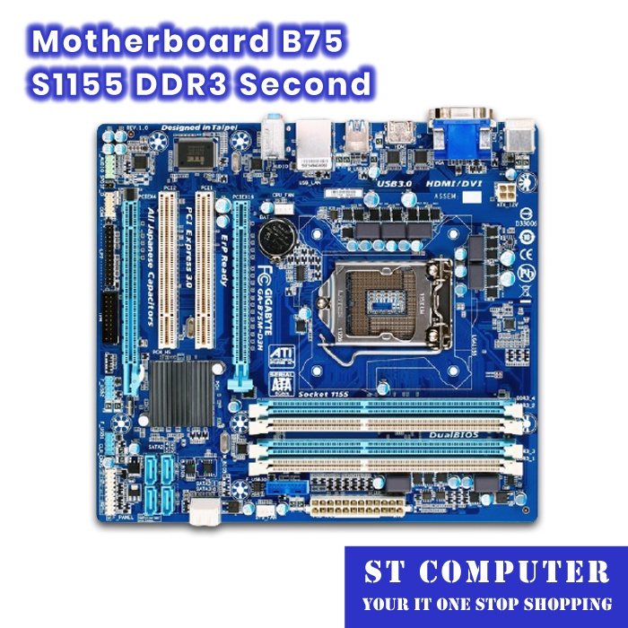Motherboard B75 S1155 DDR3 Second