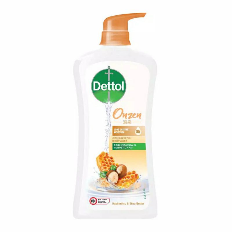 Dettol Sabun Mandi Onzen Momo &amp; Raspberry 950gr / Honey Hachimitsu &amp; Shea Butter 950 ml Anti Bakteri