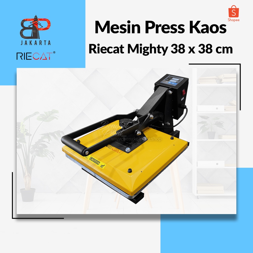 Mesin Press Kaos RIECAT Mighty 38x38cm