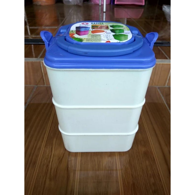 Sunlife Rantang Makan Food Carrier Sasha susun 4 Lunch Box Set