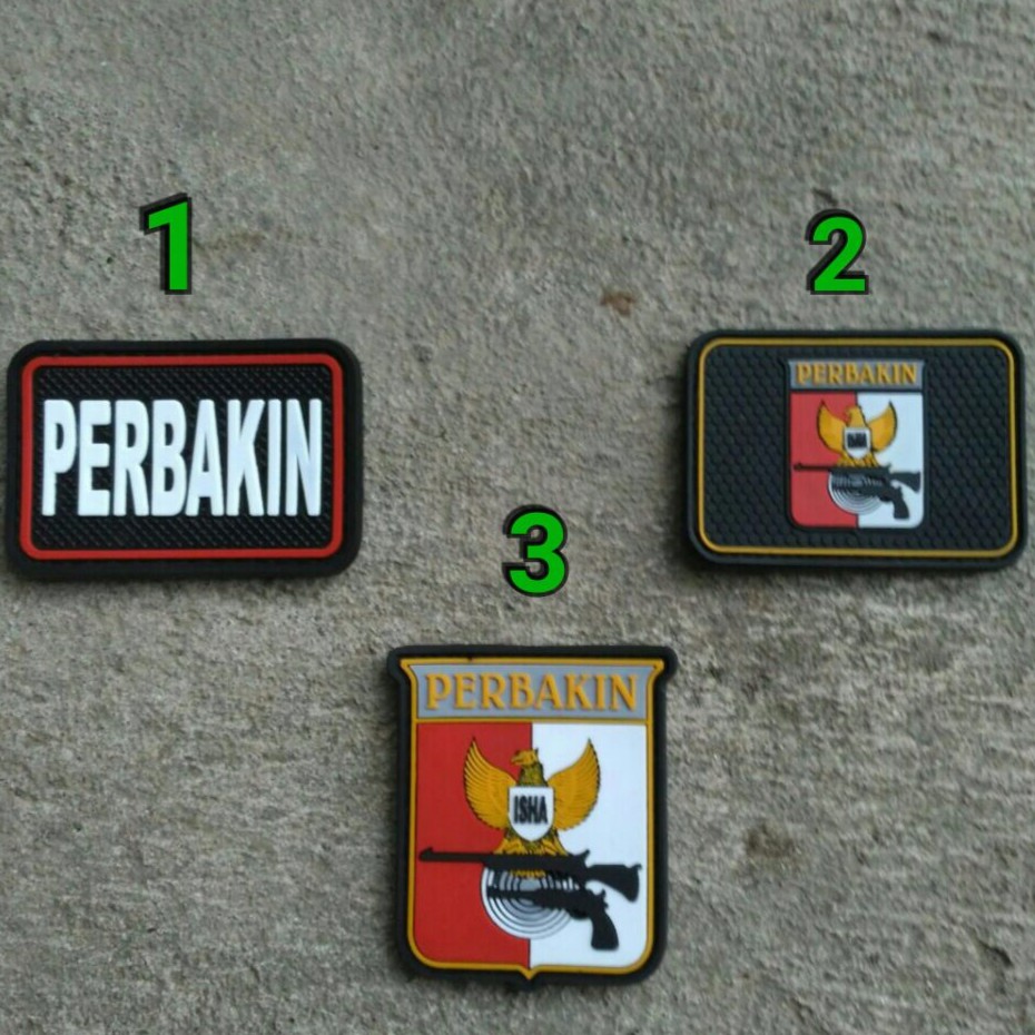 patch rubber perbakin logo perbakin
