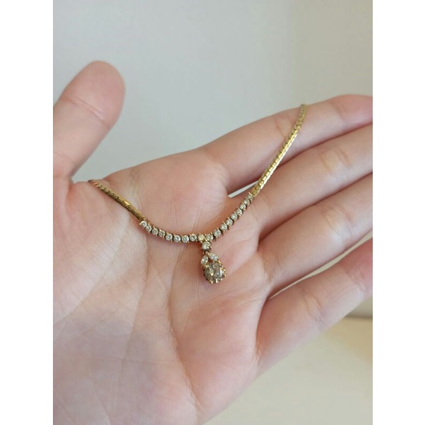 kalung berlian koye total 1 karat berlian