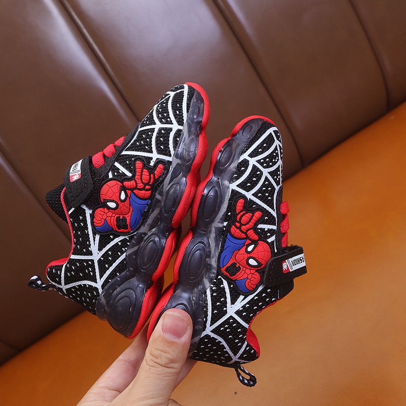 SEPATU LED ANAK Spiderman