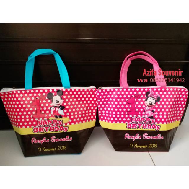 Tas Tenteng Banner / Goodie Bag Souvenir Ulang Tahun / Ultah Anak Murah  model KAPAL -  PERAHU-1