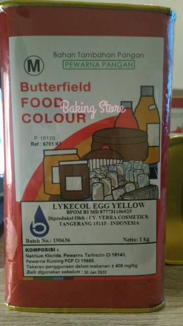 Sepuhan Bubuk - Pewarna Makanan Butterfield 1kg!!