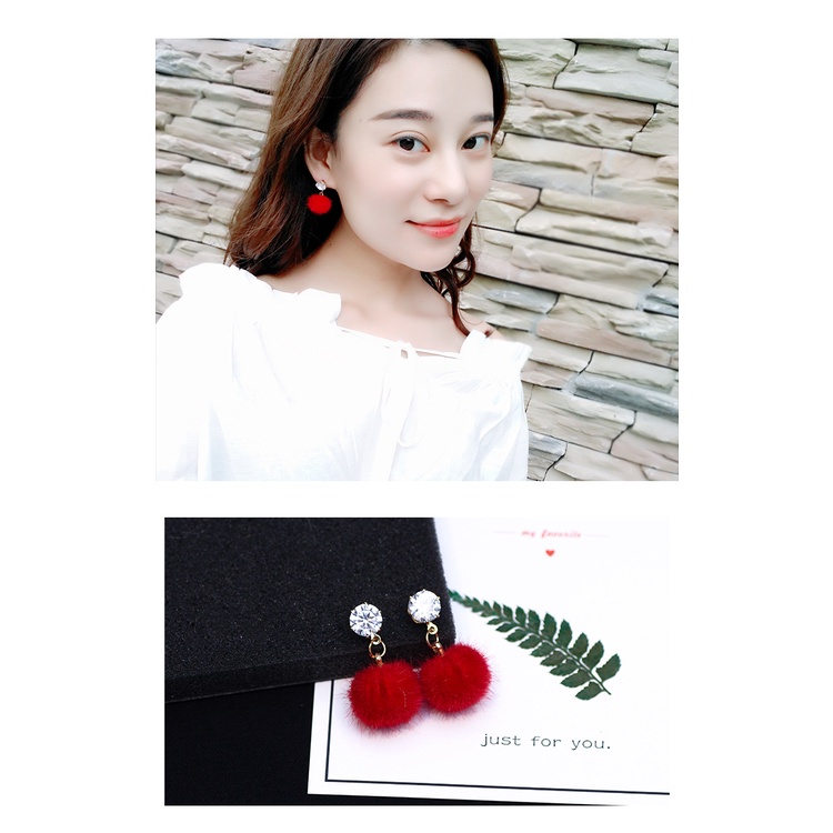 Pendek temperamental stud anting-anting pribadi all-match internet influencer fashionmonger anting-a