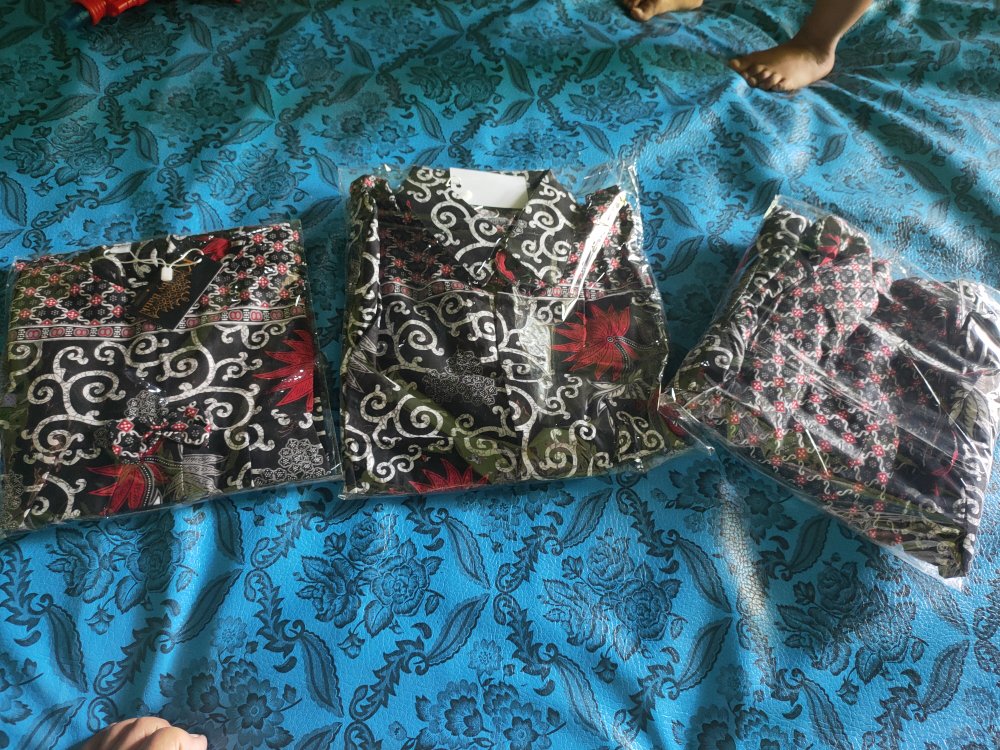 Klamby Batik Couple Batik Keluarga Motif Kembang Langit Fashion Bayi Anak