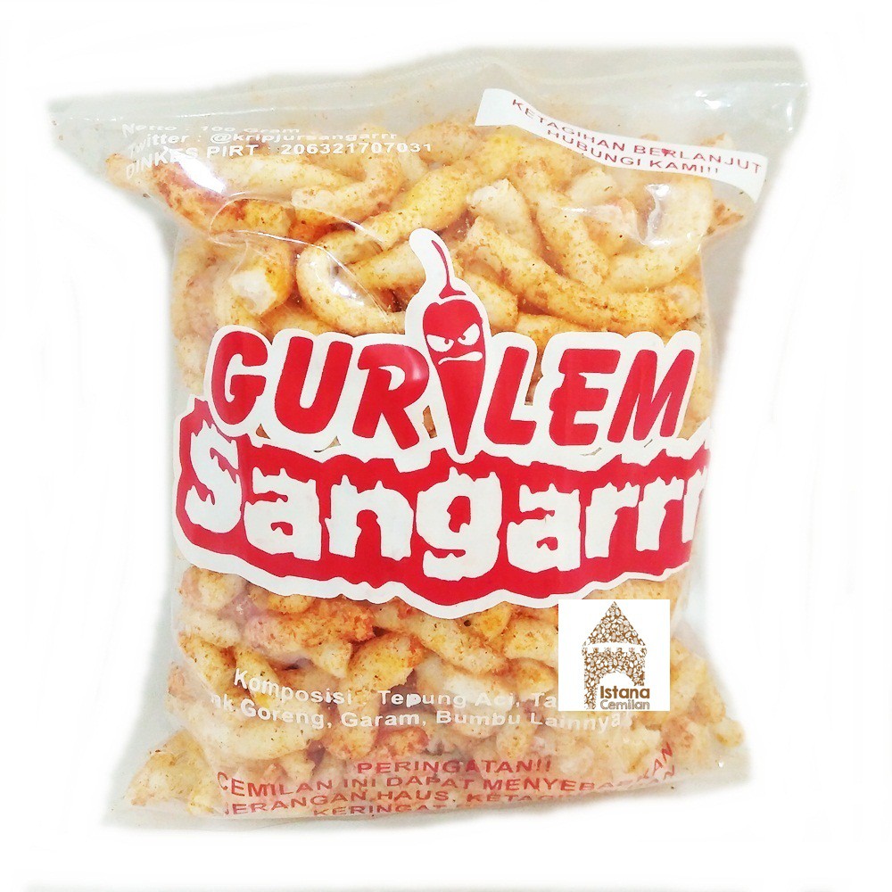 

Gurilem sangarrr Pedas Gurih Mantapp 100 Gram