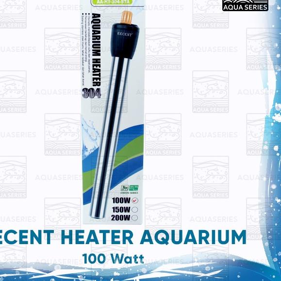 ☁ HEATER AQUARIUM 100 WATT HITER AQUARIUM WATER HEATER STAINLESS RECENT ❅