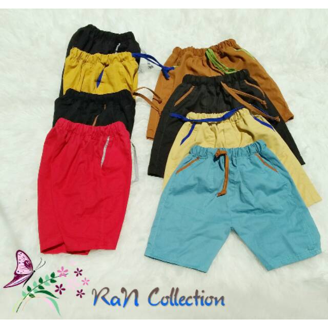 Celana Pendek Anak Polos S, M, L