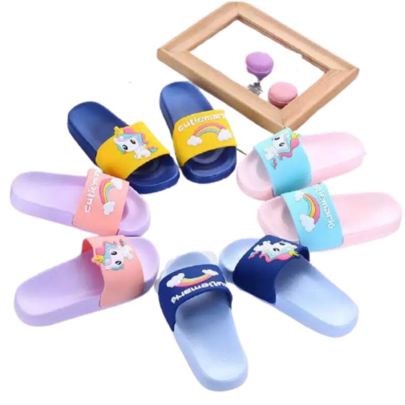 sandal anak karakter karet CUTIEMARK + BOX