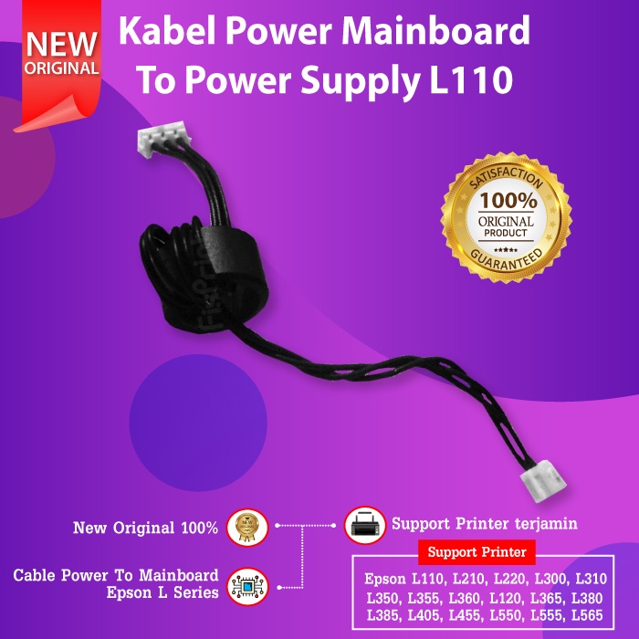 Kabel Power Mainboard Epson L110 L120 L210 L300 L310 L350 L550 L360