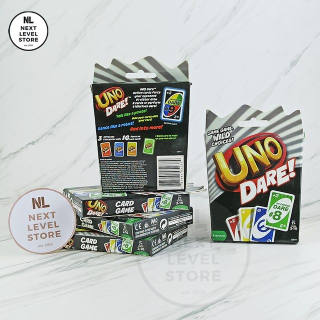 UNO DARE Card Game Board Games - READY - NEW