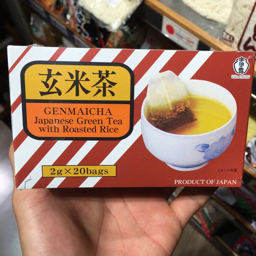 

genmaicha tea japanese green with roasted rice / tea hijau jepang