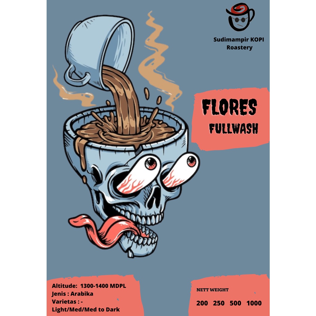

Roasted Beans Flores Bajawa Full Wash