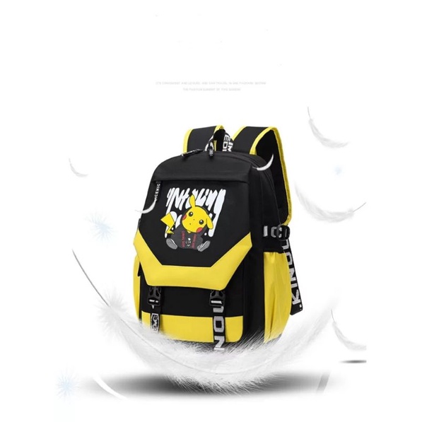 Qisswa Backpack Korea Ransel Sekolah Picaku Backpack Multifungsi