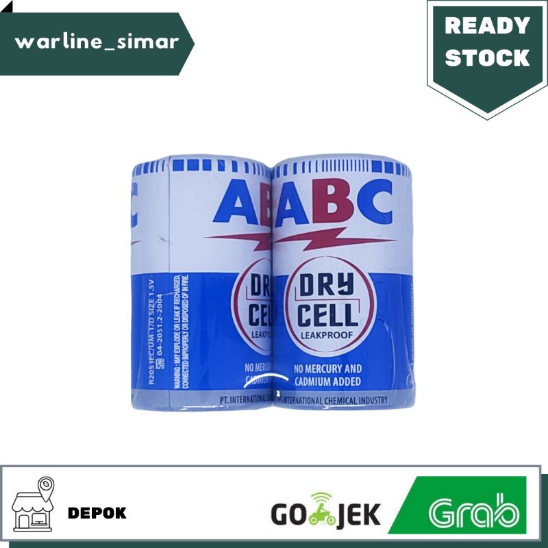 Batu Batrai Batre ABC Besar 1.5/R20 2pcs