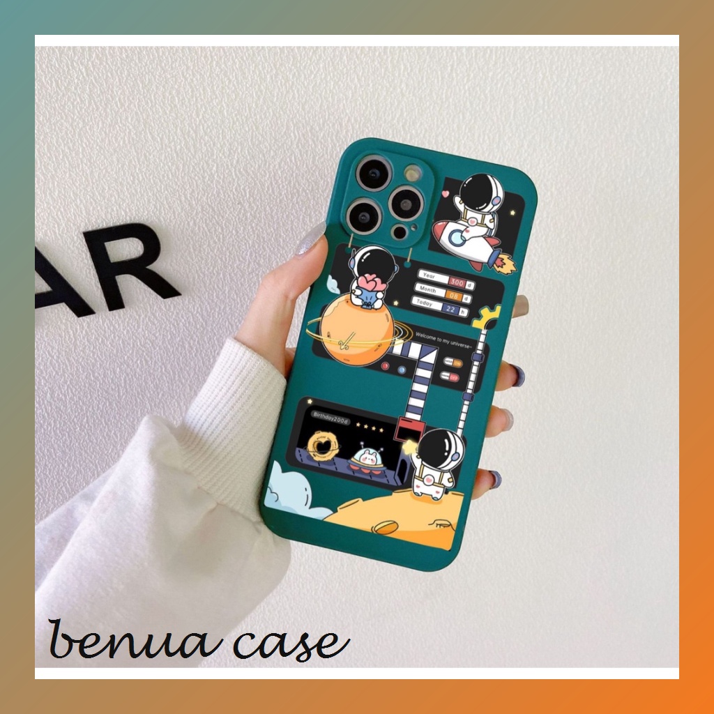 TPU Warna gambar Nasa CASE BB16 for Iphone 6 6s 6g 6+ 6s+ 7 8 7+ 8+ X Xs 11 12 13 14+ Plus Pro Max