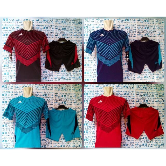 Baju Kaos Olahraga Jersey Bola Setelan Futsal Nike kancing Kerah