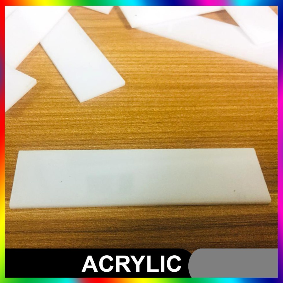 

Acrylic/Akrilik Bahan Name Tag 2x8 cm Acrylic/Akrilik 2mm