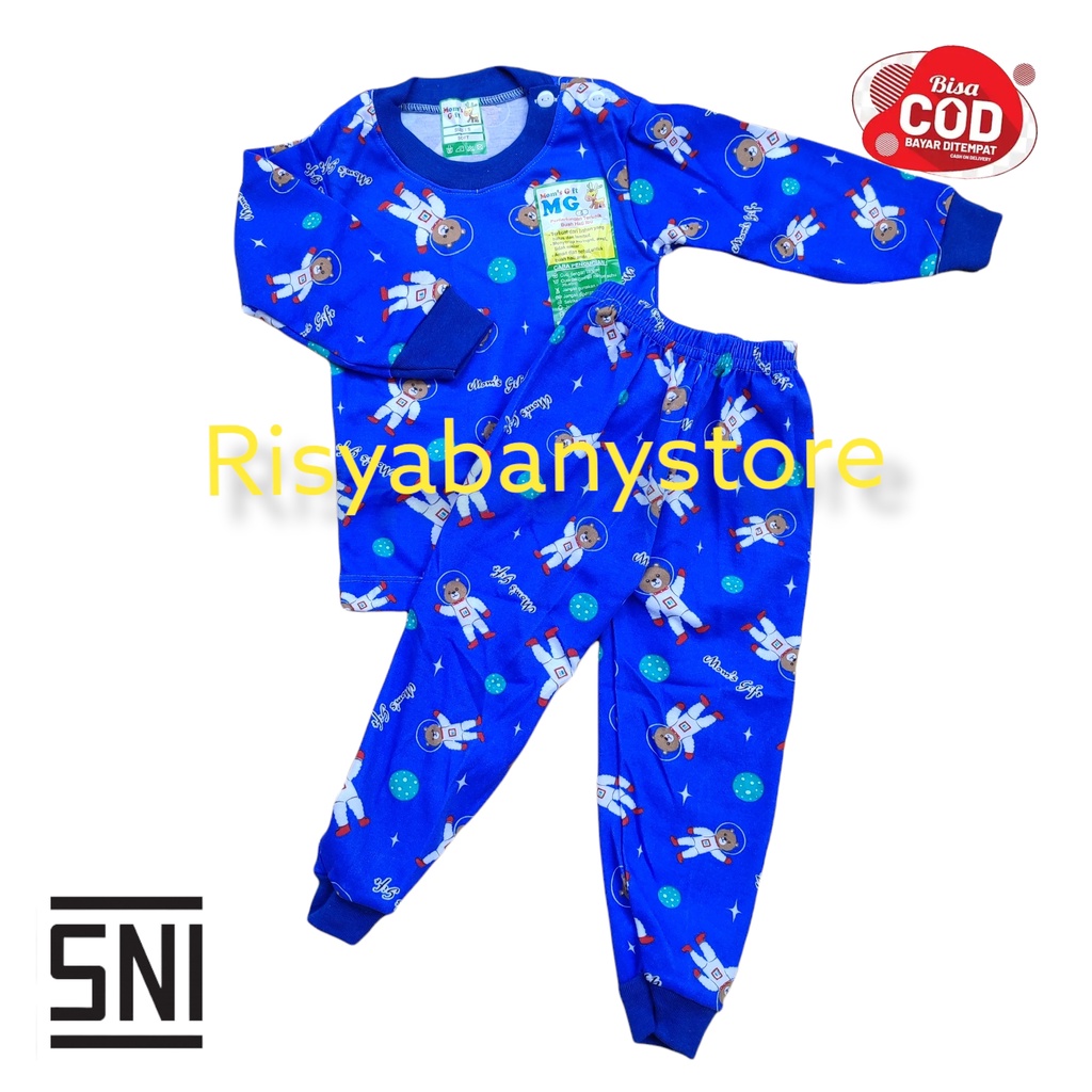 Setelan Panjang Anak bayi ukuran S.M.L.XL/ Piyama panjang anak / Piama anak/ Seletan MOM's Gift satuan