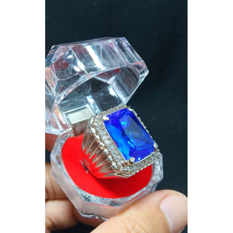 batu king safir asli batu chatam siap pakai