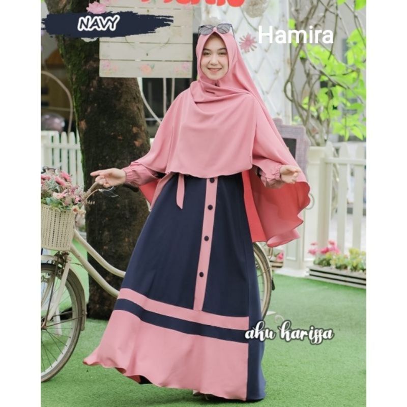 Gamis syar'i model terbaru HAMIRA